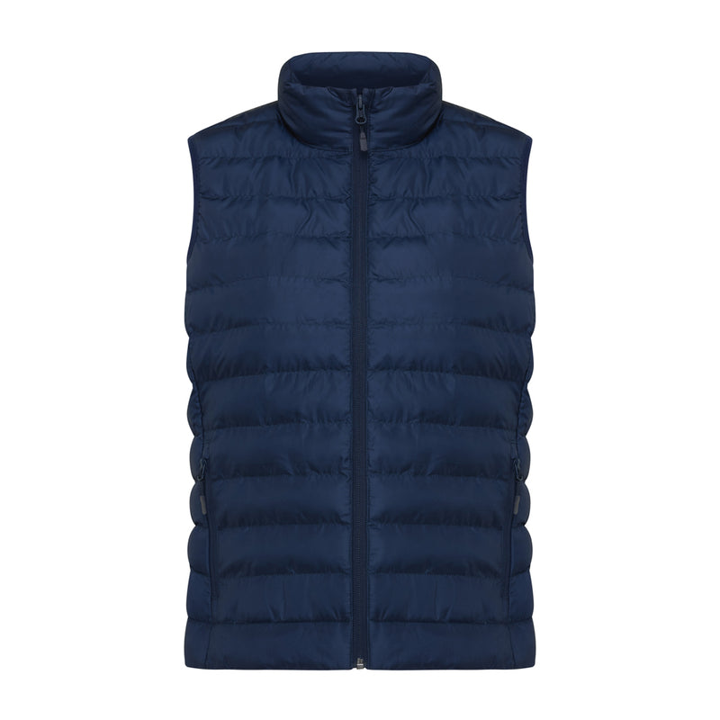 Load image into Gallery viewer, Women’s iqoniq recycled polyester bodywarmer, lightweight textile with a sleek design, suitable for layering and outdoor wear.