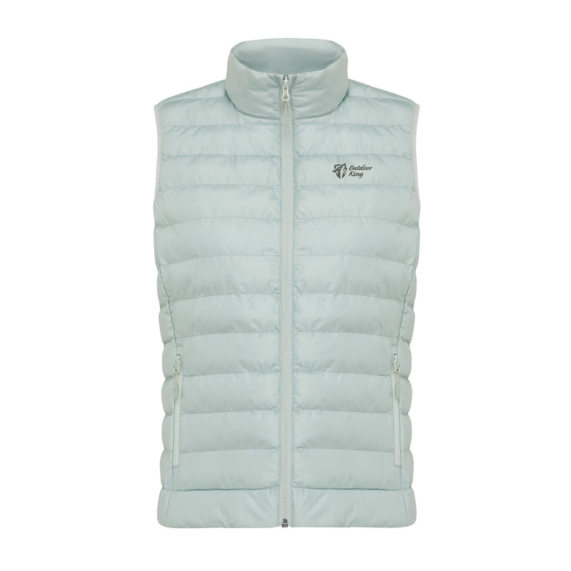 Load image into Gallery viewer, Mer women recycled polyester bodywarmer by iqoniq, lightweight textile with a sleek design, ideal for layering and outdoor wear.