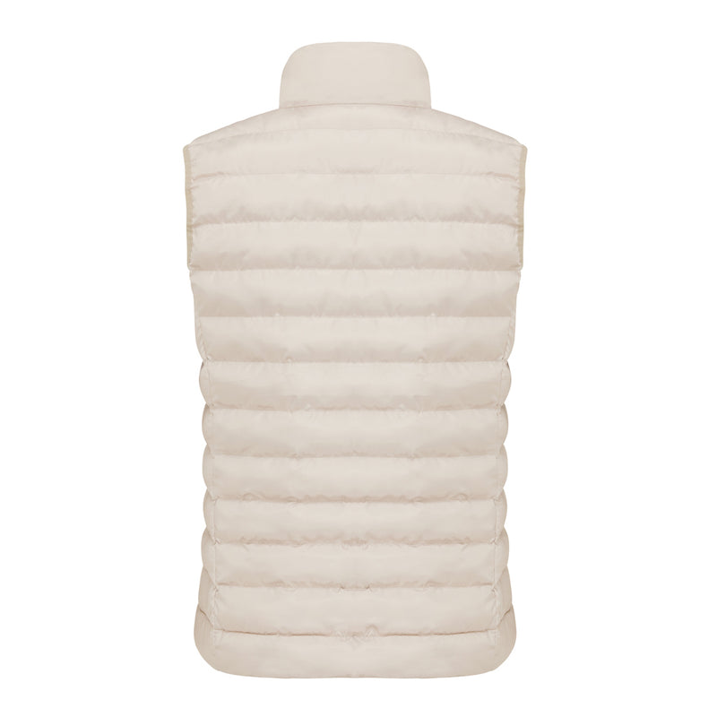 Load image into Gallery viewer, Mer women recycled polyester bodywarmer by iqoniq, showcasing the textile's front view with a sleek, eco-friendly design.