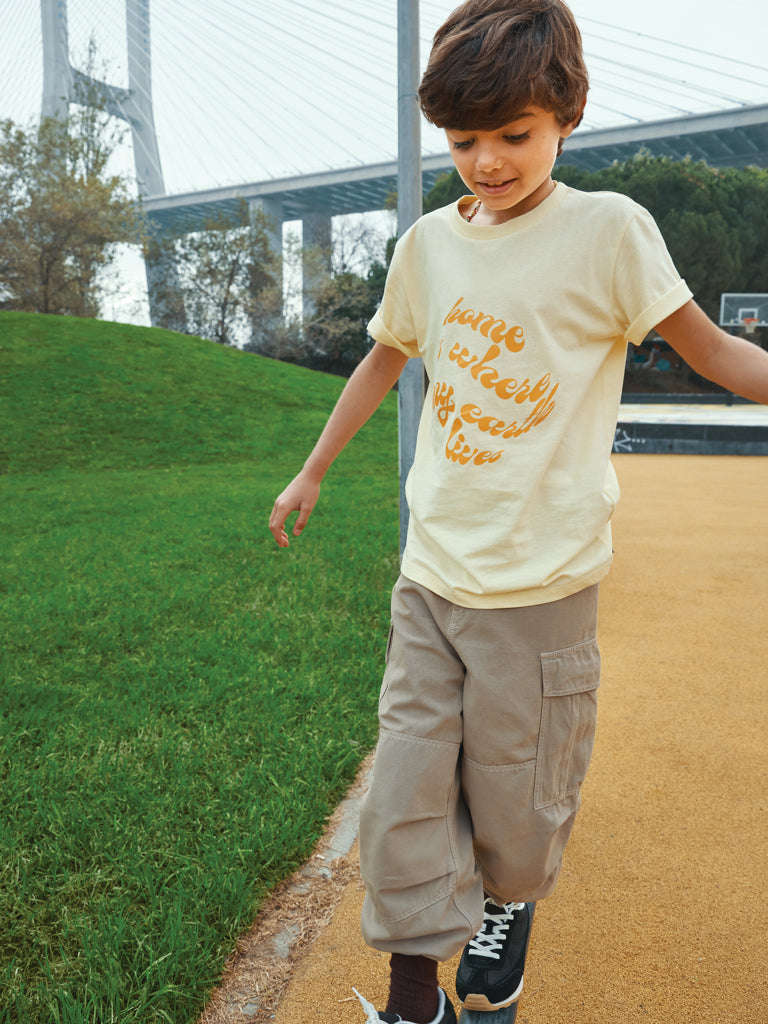Load image into Gallery viewer, Kol kids lightweight recycled cotton t-shirt