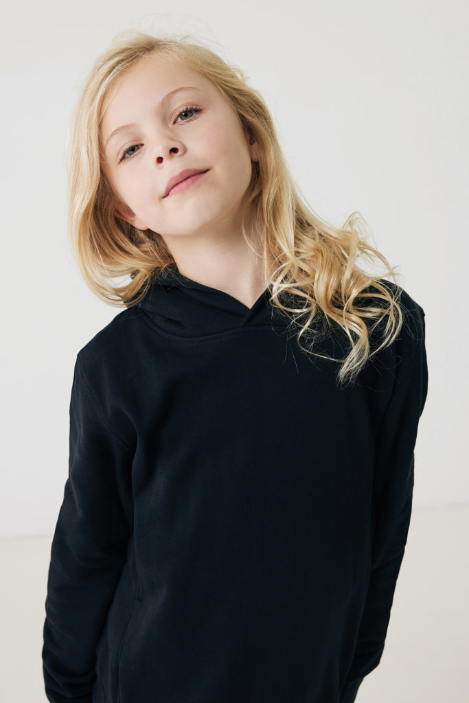 Load image into Gallery viewer, Kids recycled cotton hoodie with sidepockets - Custom Wood Designs
