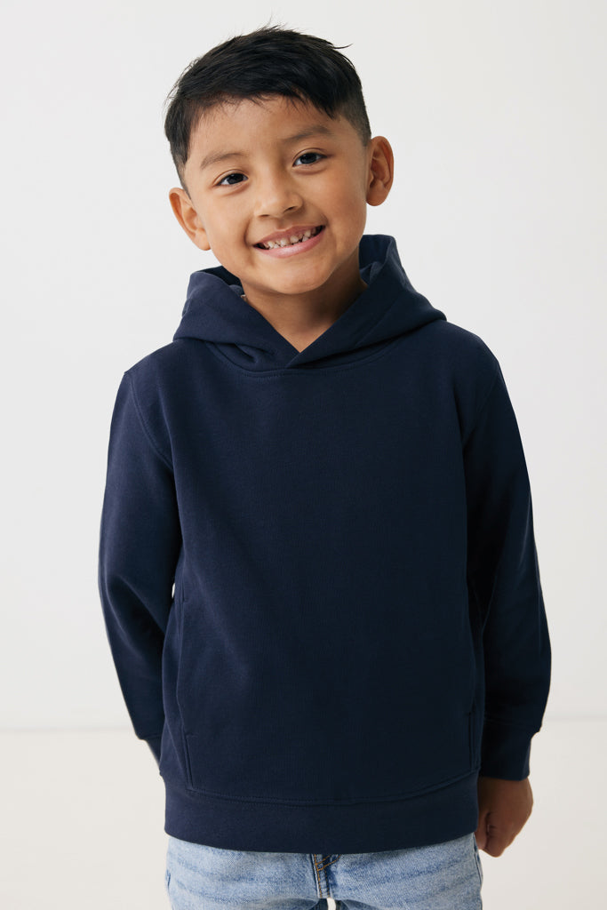 Load image into Gallery viewer, Kids recycled cotton hoodie with sidepockets