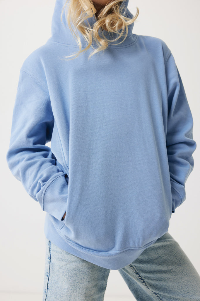 Load image into Gallery viewer, Kids recycled cotton hoodie with sidepockets