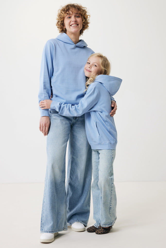 Load image into Gallery viewer, Kids recycled cotton hoodie with sidepockets