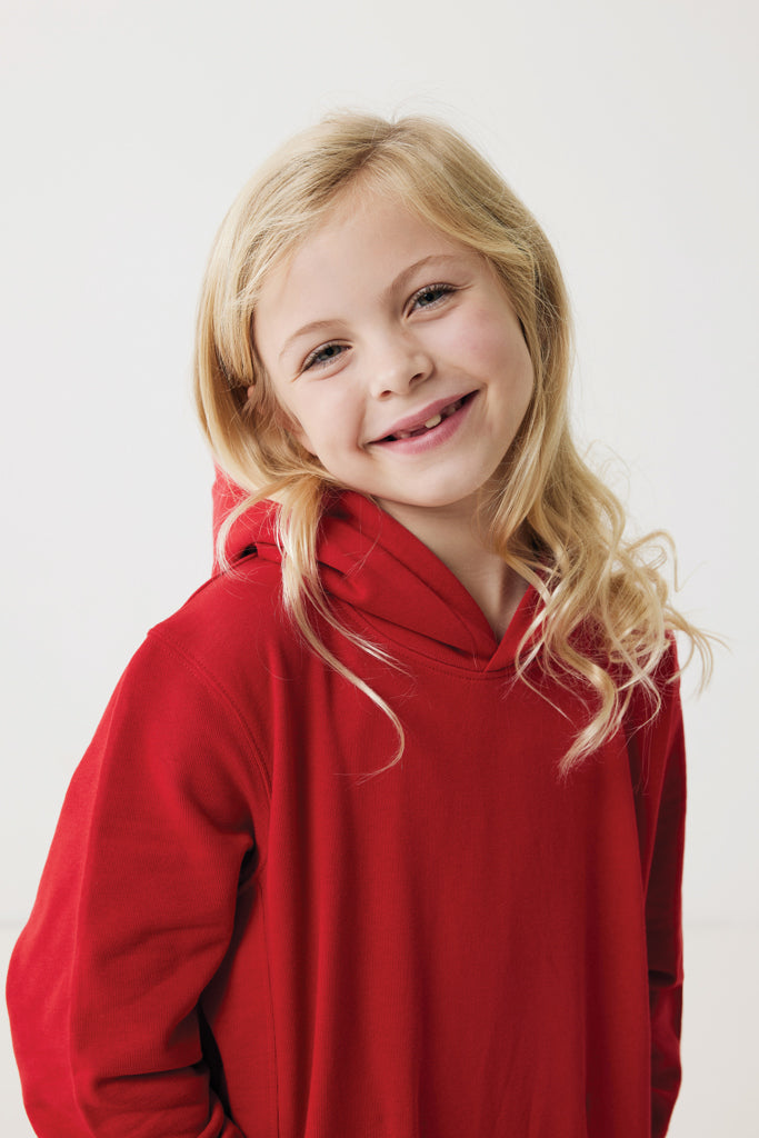 Load image into Gallery viewer, Kids recycled cotton hoodie with sidepockets - Custom Wood Designs