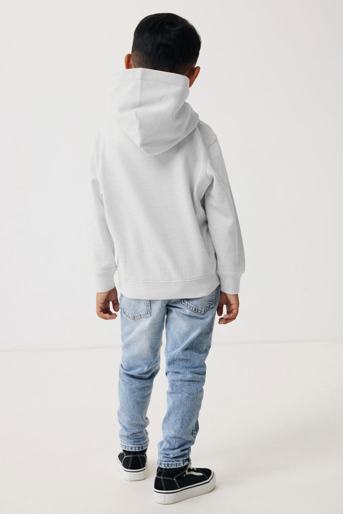 Load image into Gallery viewer, Kids recycled cotton hoodie with sidepockets