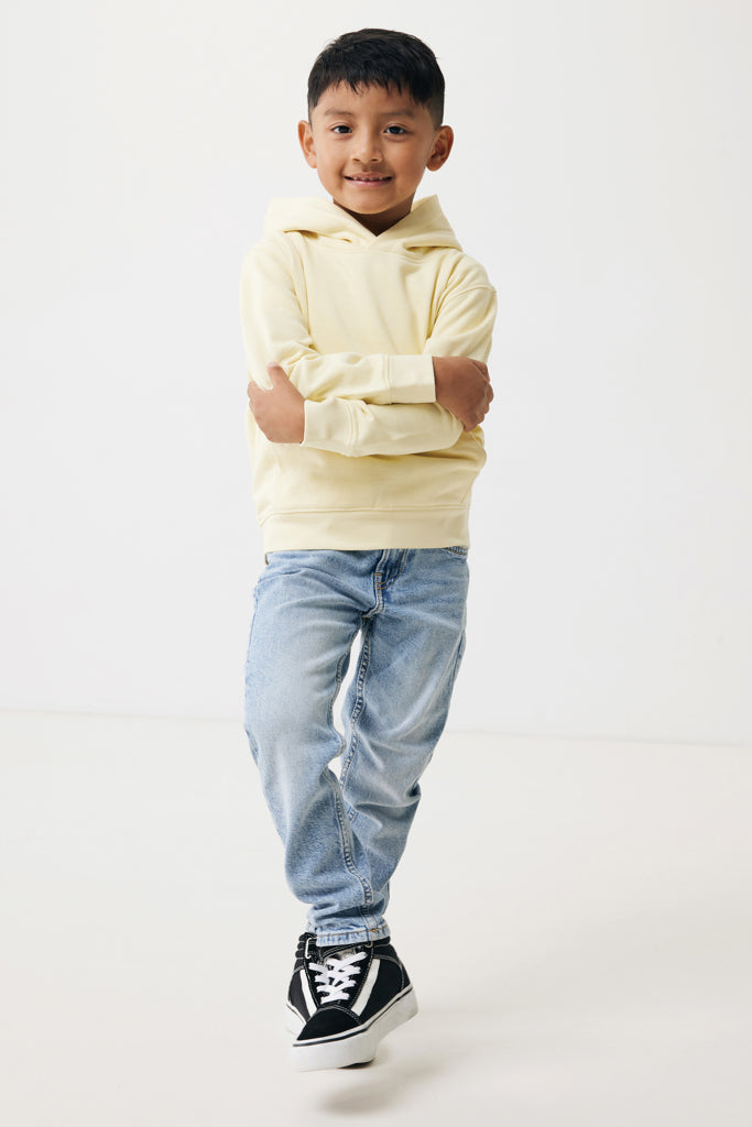 Load image into Gallery viewer, Kids recycled cotton hoodie with sidepockets