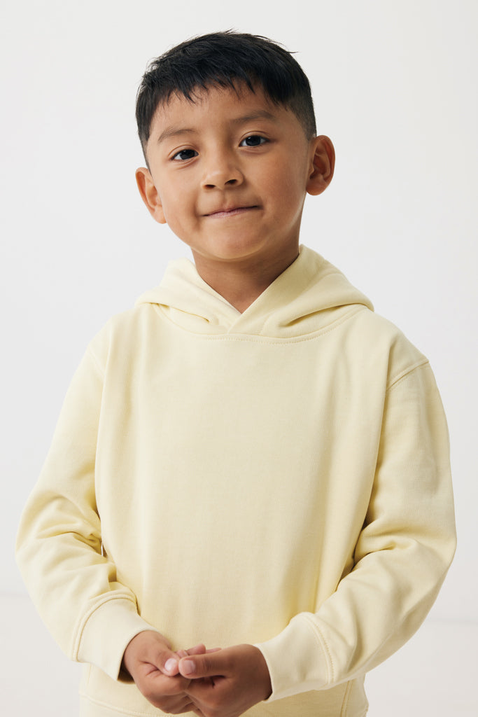 Load image into Gallery viewer, Kids recycled cotton hoodie with sidepockets