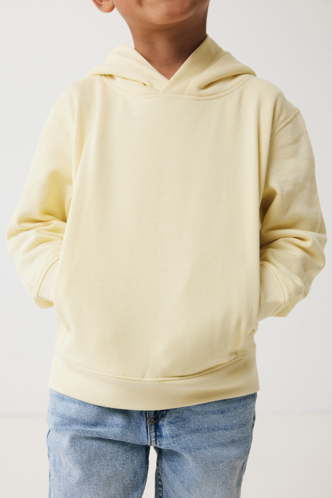 Load image into Gallery viewer, Kids recycled cotton hoodie with sidepockets