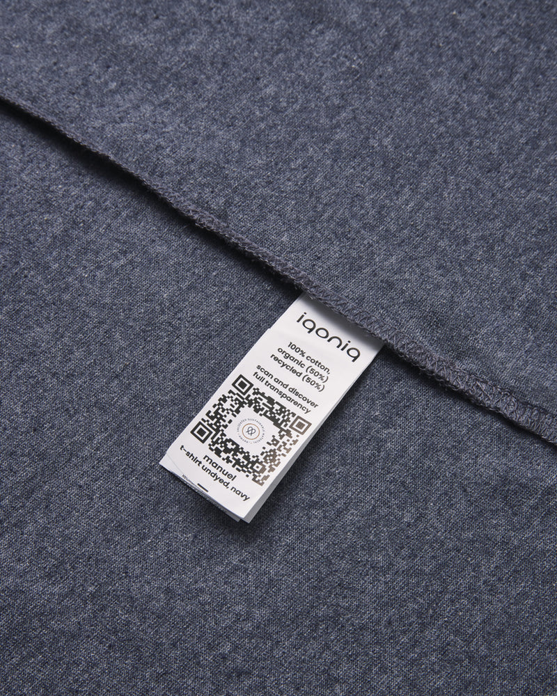 Load image into Gallery viewer, Manue recycled cotton t-shirt undyed - Custom Wood Designs