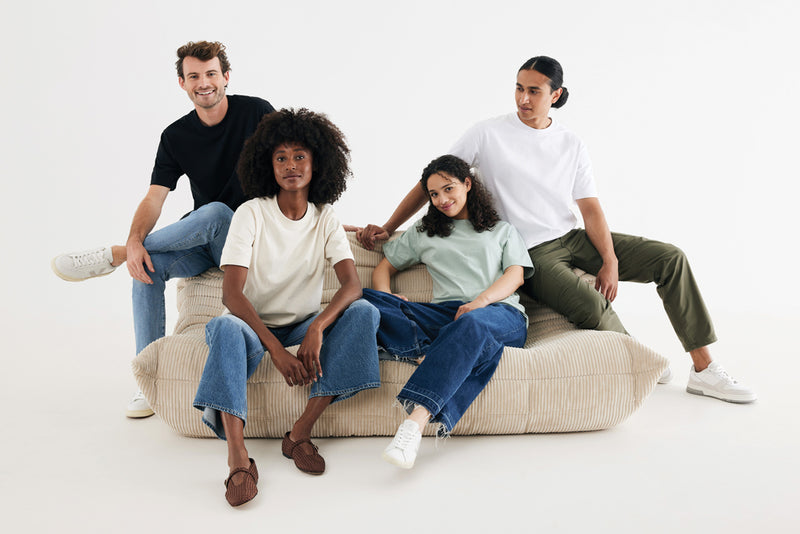 Load image into Gallery viewer, Nikko heavyweight recycled cotton t-shirt - Custom Wood Designs Nikko heavyweight recycled cotton t-shirt