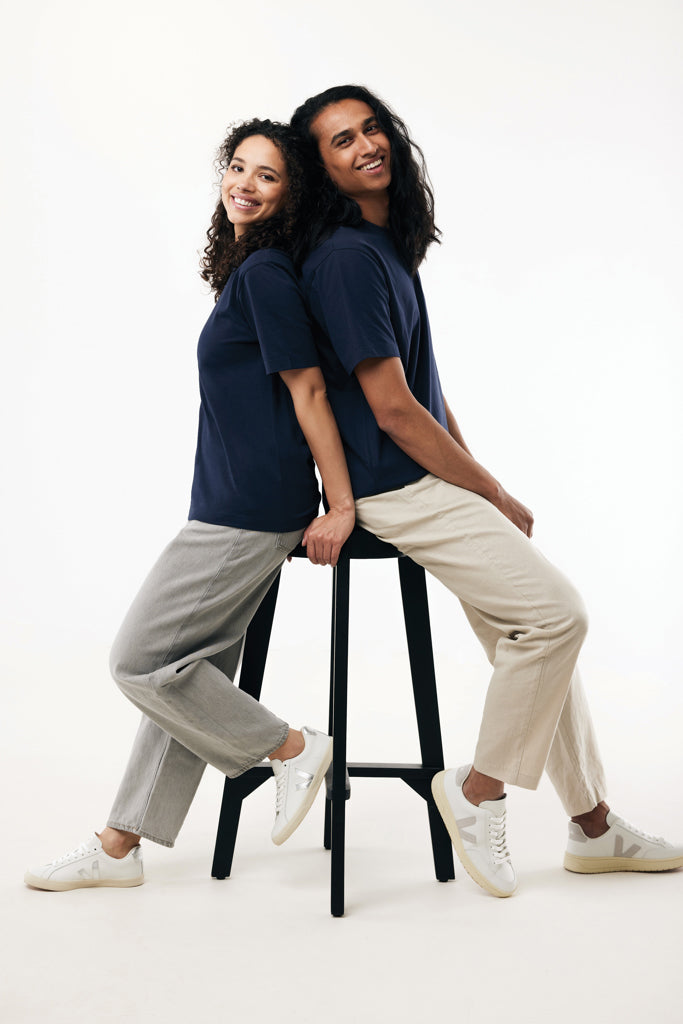 Load image into Gallery viewer, Nikko heavyweight recycled cotton t-shirt - Custom Wood Designs Nikko heavyweight recycled cotton t-shirt