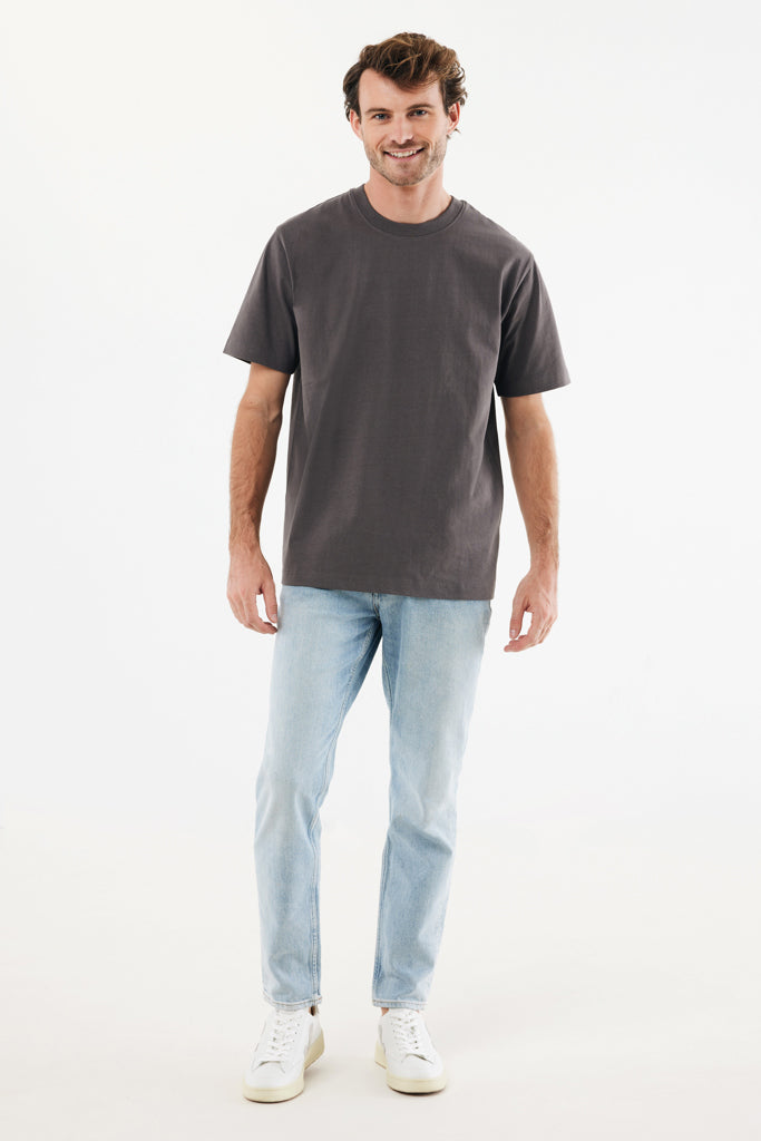 Load image into Gallery viewer, Nikko heavyweight recycled cotton t-shirt - Custom Wood Designs Nikko heavyweight recycled cotton t-shirt