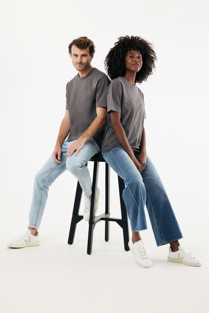 Load image into Gallery viewer, Nikko heavyweight recycled cotton t-shirt - Custom Wood Designs Nikko heavyweight recycled cotton t-shirt