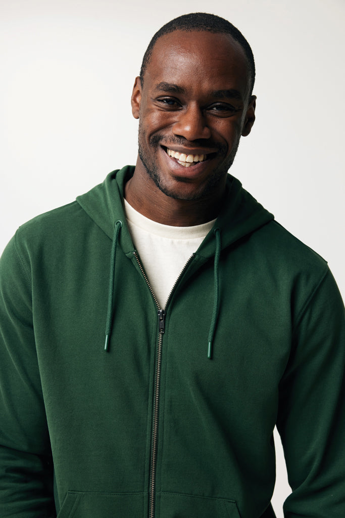 Load image into Gallery viewer, Abisk recycled cotton zip through hoodie - Custom Wood Designs