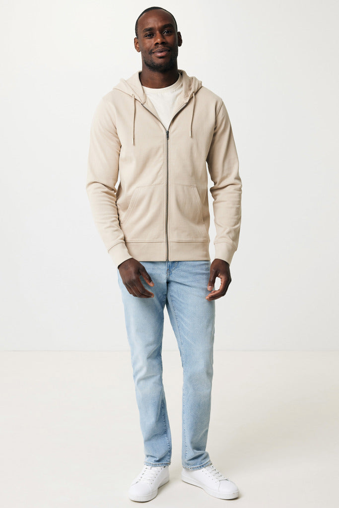 Load image into Gallery viewer, Abisk recycled cotton zip through hoodie - Custom Wood Designs
