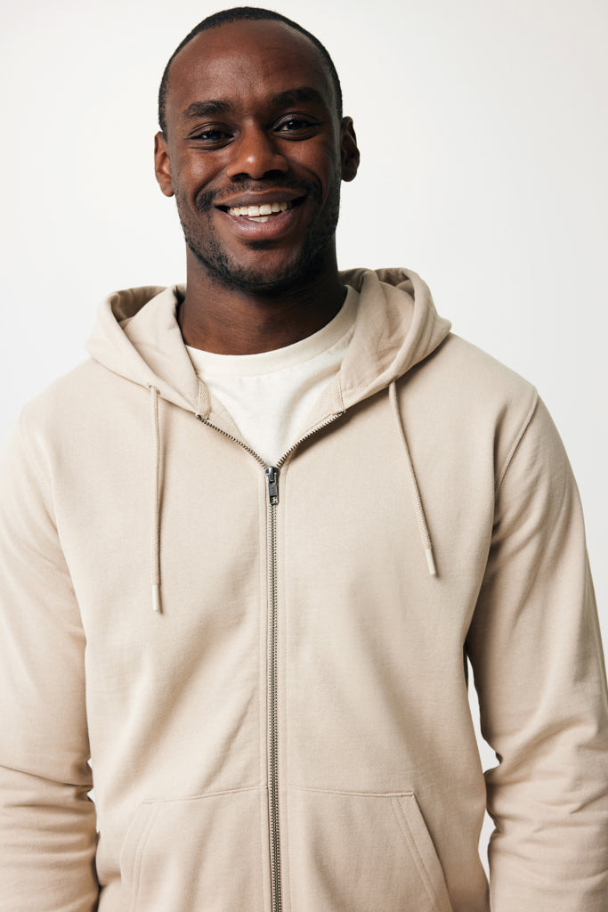 Load image into Gallery viewer, Abisk recycled cotton zip through hoodie - Custom Wood Designs