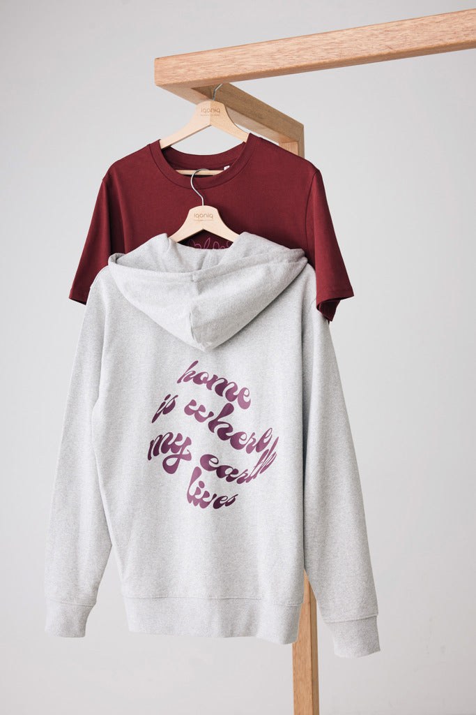 Load image into Gallery viewer, Abisk recycled cotton zip through hoodie - Custom Wood Designs