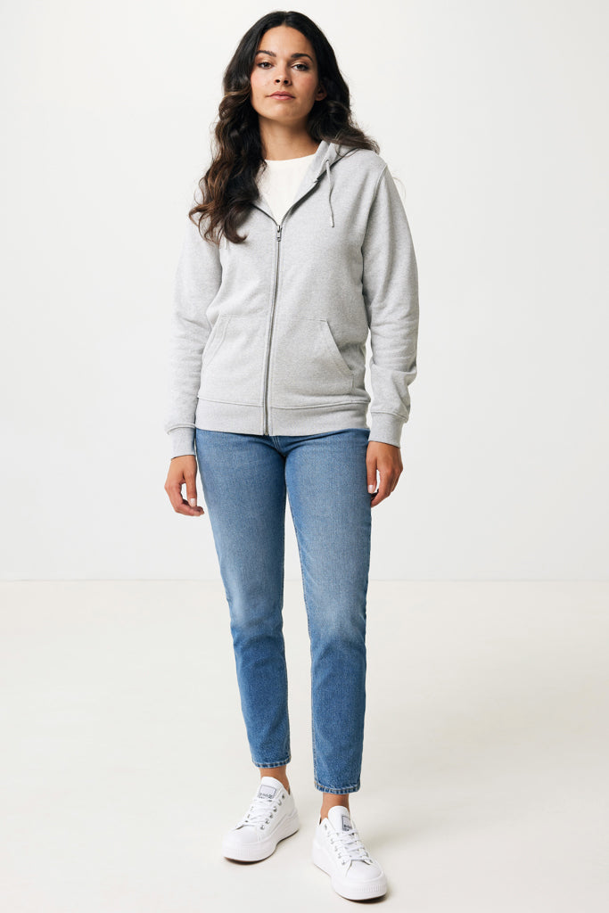Load image into Gallery viewer, Abisk recycled cotton zip through hoodie - Custom Wood Designs
