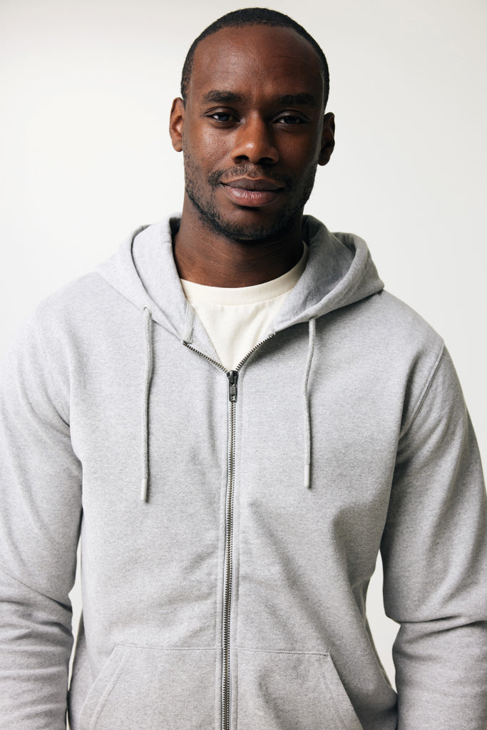 Load image into Gallery viewer, Abisk recycled cotton zip through hoodie - Custom Wood Designs
