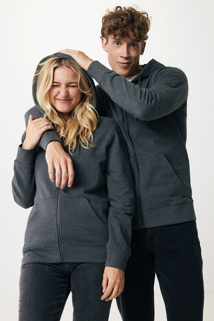 Load image into Gallery viewer, Abisk recycled cotton zip through hoodie - Custom Wood Designs