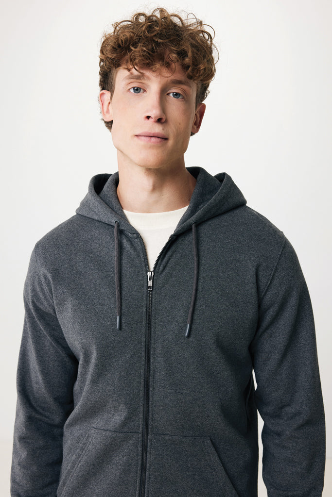 Load image into Gallery viewer, Abisk recycled cotton zip through hoodie - Custom Wood Designs