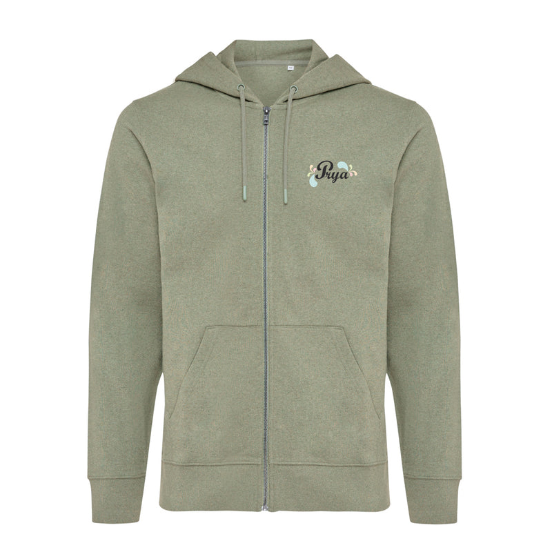 Load image into Gallery viewer, Abisk recycled cotton zip through hoodie - Custom Wood Designs