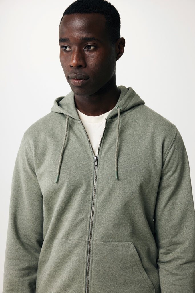 Load image into Gallery viewer, Abisk recycled cotton zip through hoodie - Custom Wood Designs
