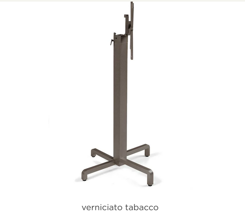 Load image into Gallery viewer, Nardi Base Ibisco High table with tobacco glitter finish, suitable for patio or restaurant furniture.