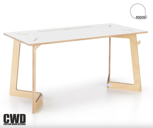 Scrivania White Large Exclusive - Custom Wood Designs