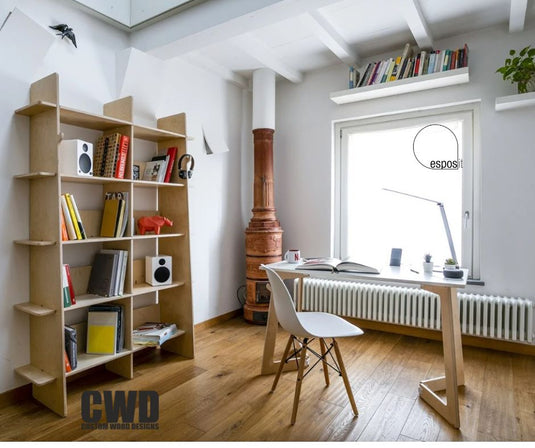 Scrivania White Large Exclusive - Custom Wood Designs