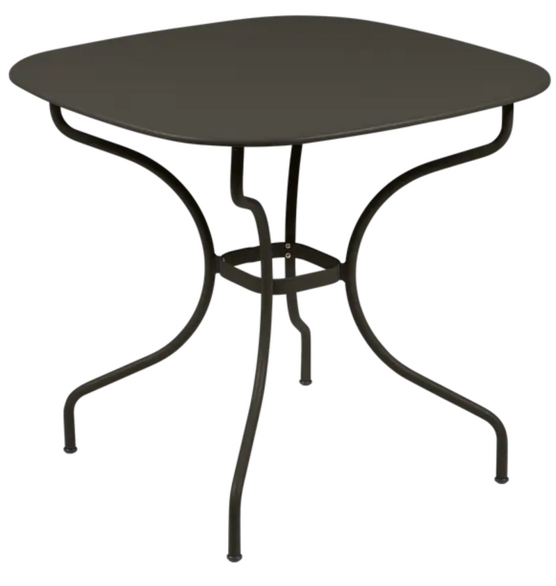 Load image into Gallery viewer, Fermob OPÉRA+ Carronde outdoor metal table with 82 x 82 cm round tabletop, suitable for patio or garden dining.