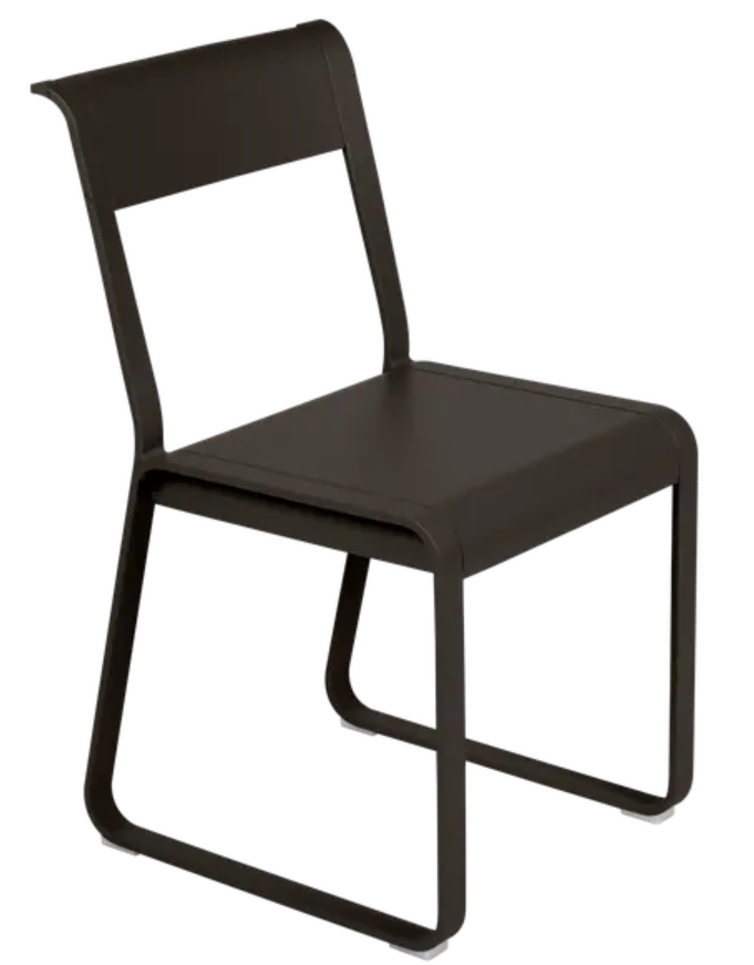 Load image into Gallery viewer, Fermob Bellevie V2 metal chair with a sleek design, outdoor furniture made of durable metal in a modern style.