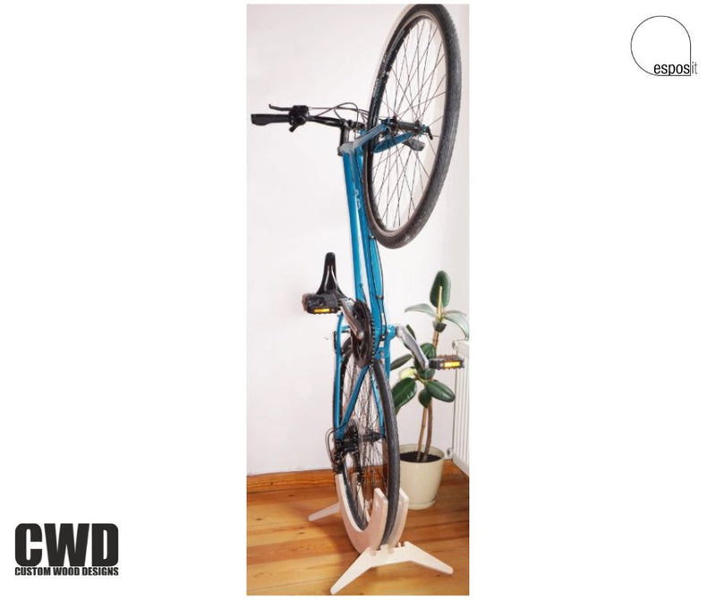 Load image into Gallery viewer, TORI Adjustable Bike Rack - Custom Wood Designs