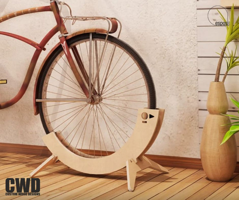 Load image into Gallery viewer, TORI Adjustable Bike Rack - Custom Wood Designs