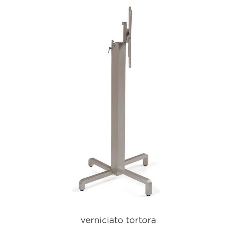 Load image into Gallery viewer, Nardi Base Ibisco High table base in tortora color, designed for Nardi patio and restaurant furniture, suitable for outdoor use