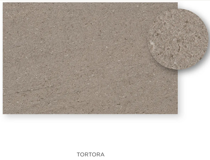 Load image into Gallery viewer, Nardi laminate table top in tortora color, 120x80cm, suitable for outdoor furniture, showing smooth surface and edges.