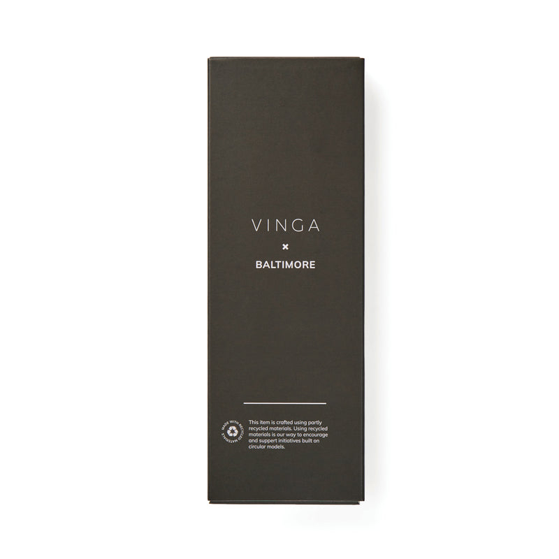 Load image into Gallery viewer, Vinga Baltimore RCS pen set with sleek black and silver writing instruments, featuring smooth ink flow and modern design.