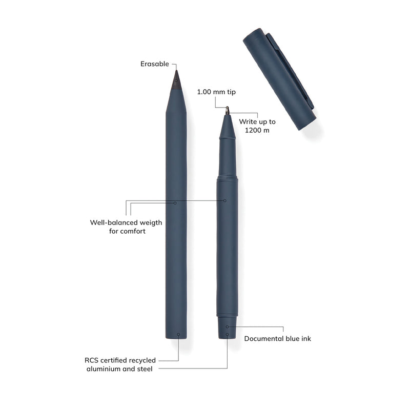 Load image into Gallery viewer, Vinga Baltimore RCS pen set with sleek writing instruments, featuring metallic finishes and elegant design.