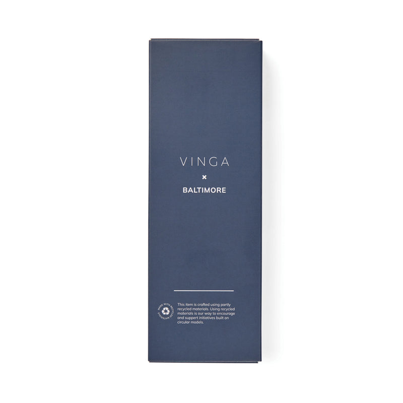 Load image into Gallery viewer, Vinga Baltimore RCS pen set with multiple elegant writing instruments in black and silver finishes.