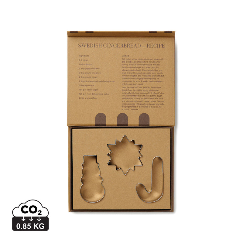 Load image into Gallery viewer, VINGA Classic cookie cutter 3-piece set - Custom Wood Designs