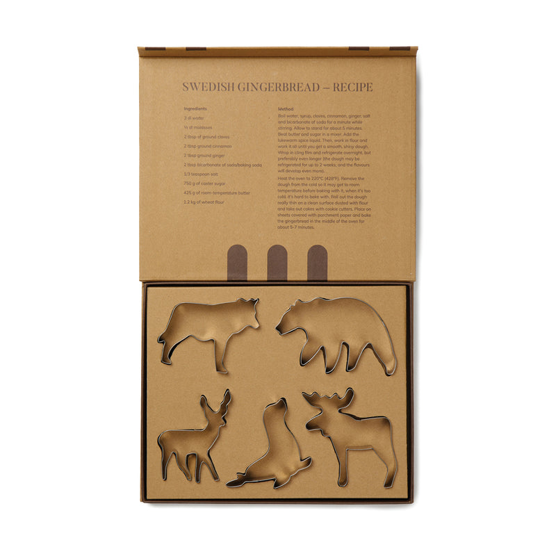 Load image into Gallery viewer, VINGA Nordic big 5 cookie cutter 5-piece set - Custom Wood Designs