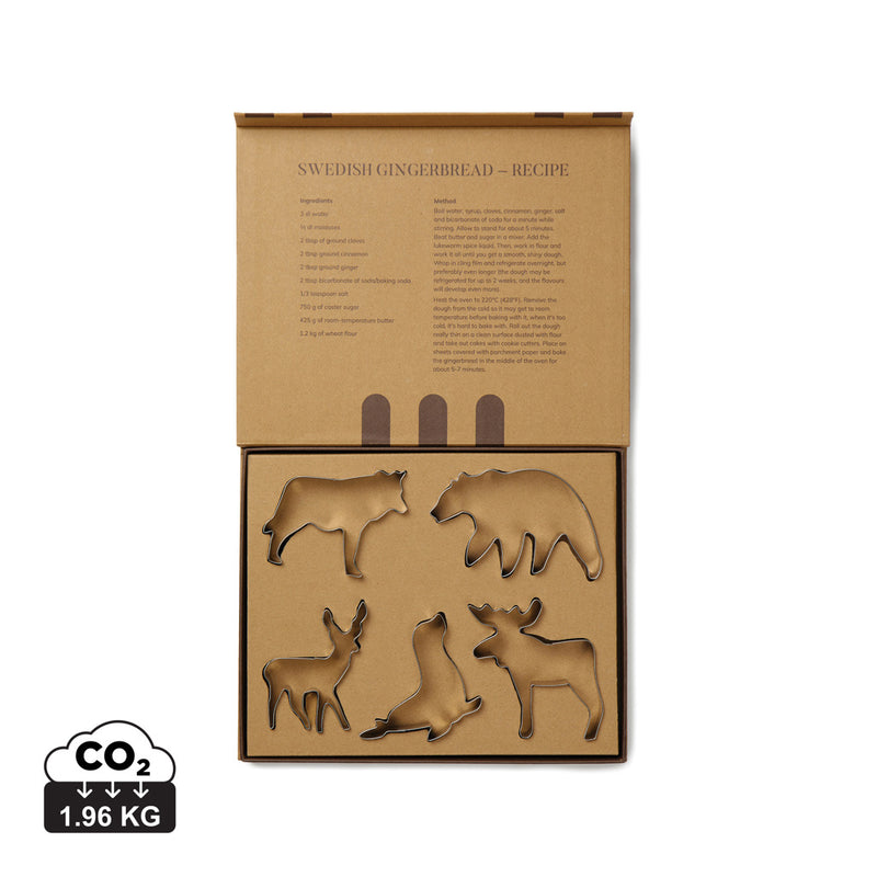 Load image into Gallery viewer, VINGA Nordic big 5 cookie cutter 5-piece set - Custom Wood Designs