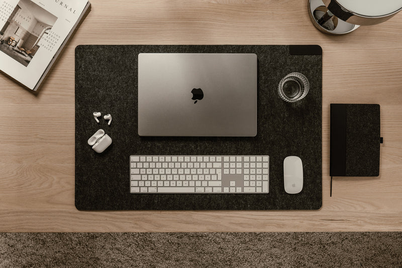 Load image into Gallery viewer, VINGA Albon GRS recycled felt desk pad - Custom Wood Designs