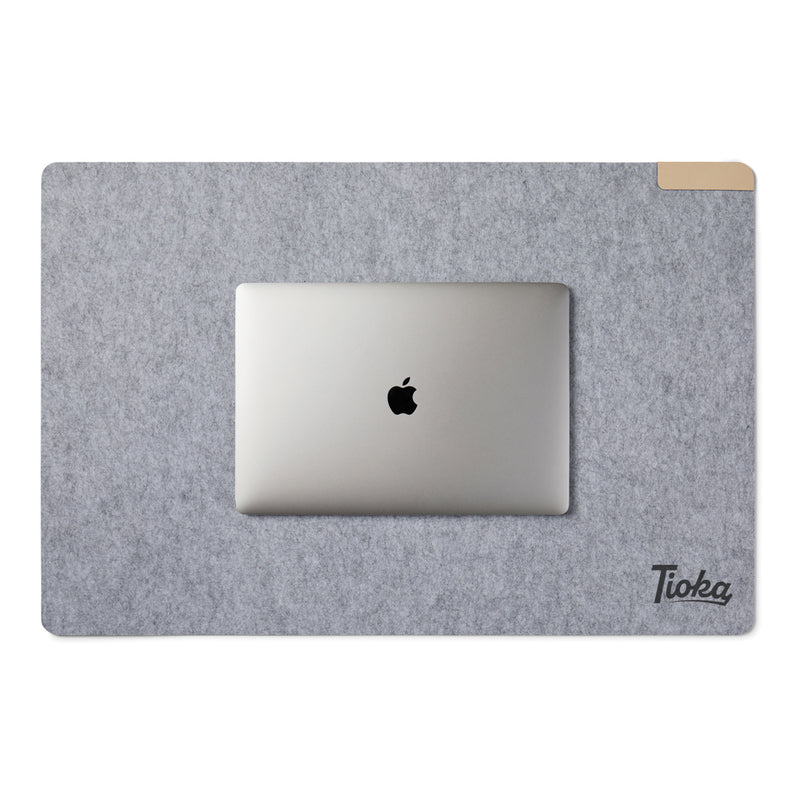 Load image into Gallery viewer, VINGA Albon GRS recycled felt desk pad - Custom Wood Designs