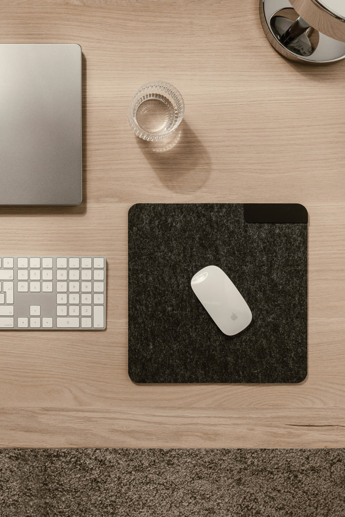 Load image into Gallery viewer, VINGA Albon GRS recycled felt mouse pad - Custom Wood Designs