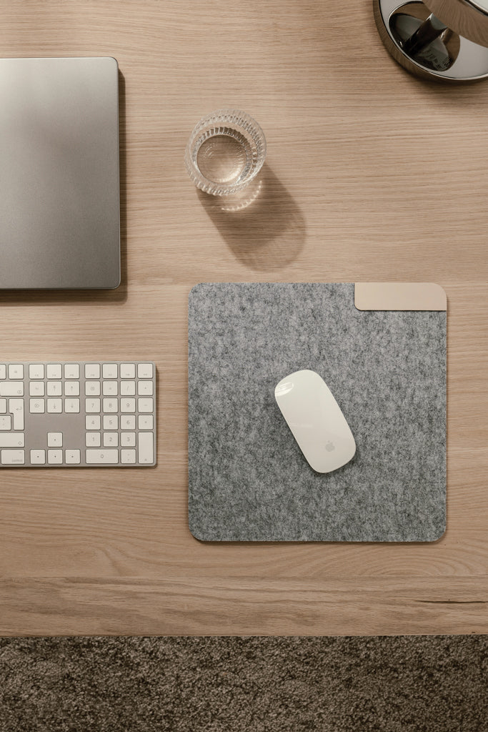 Load image into Gallery viewer, VINGA Albon GRS recycled felt mouse pad - Custom Wood Designs