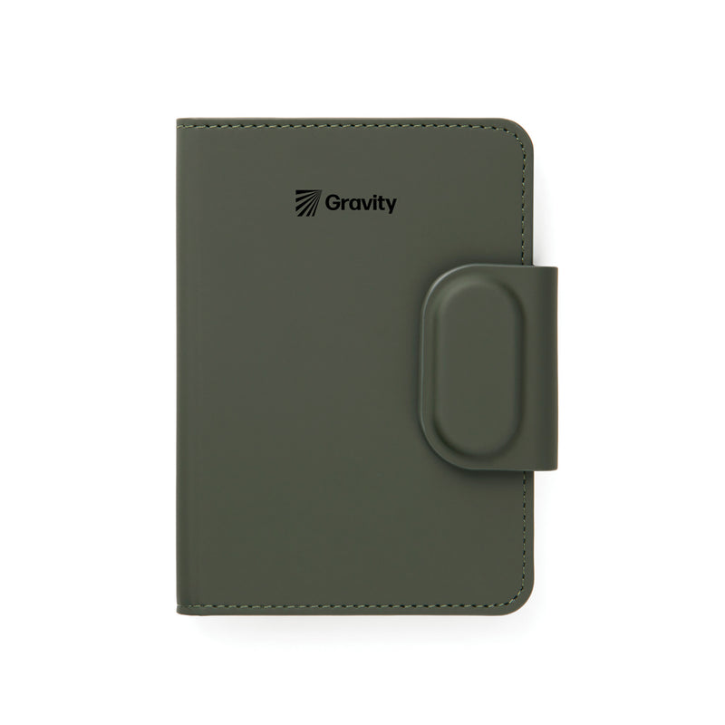 Load image into Gallery viewer, Vinga Baltimore RCS passport cover with finder, designed for phone and tablet accessories, in a sleek black finish.