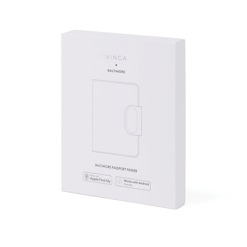 Load image into Gallery viewer, Vinga Baltimore RCS passport cover with finder dual for phone and tablet accessories, featuring a sleek design and secure closure.