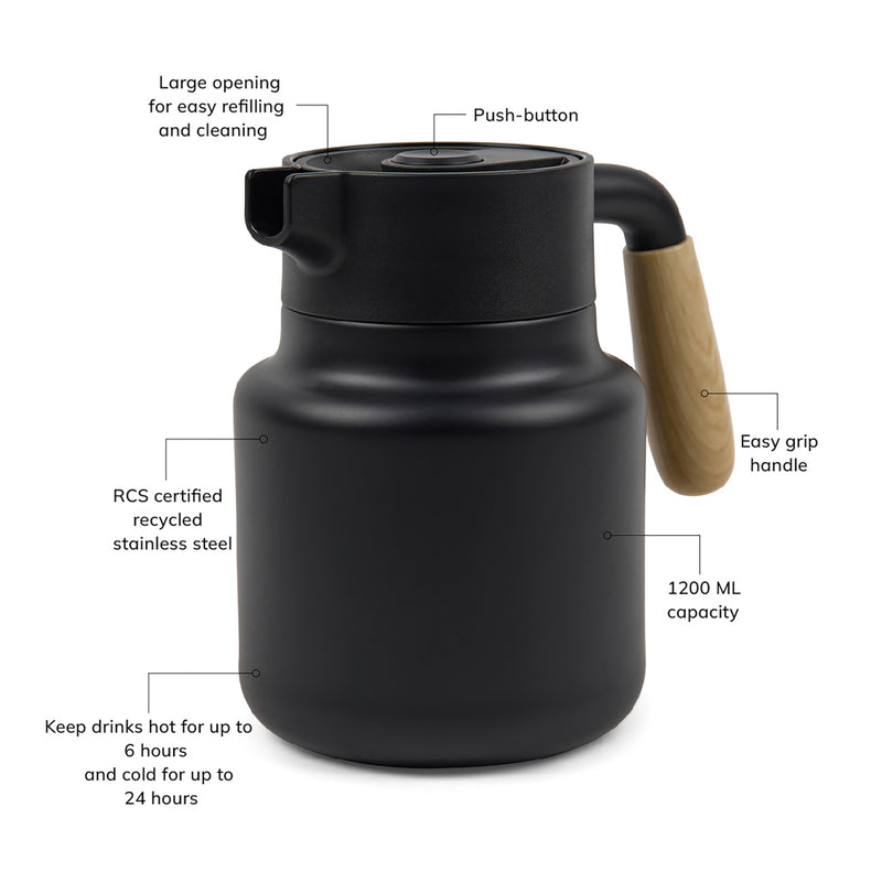 Load image into Gallery viewer, VINGA Arbe RCS vacuum jug 1200 ML - Custom Wood Designs